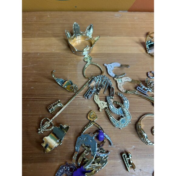 Vintage Y2K Barbie 90s Queen princess silver gold crowns necklaces bracelet - Picture 6 of 7